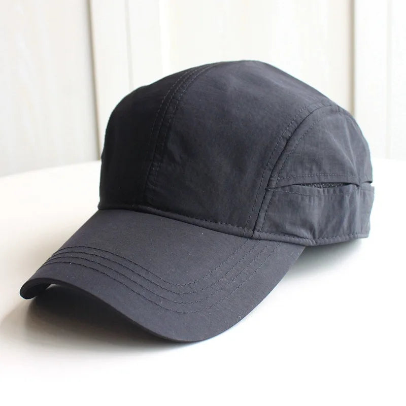 Big Head Baseball Caps for Men and Women, Quick Dry, Cooling Performance Hat, Over Size, Breathable, Adjustable Running Dad Hat