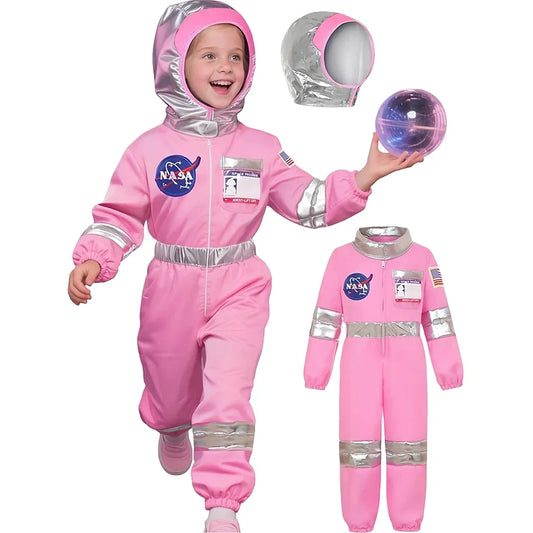 Cosplay Space Astronaut Children's Costumes Halloween Spacesuit Carnival Party Outfits for Girl Boy Festival Performance Outfits