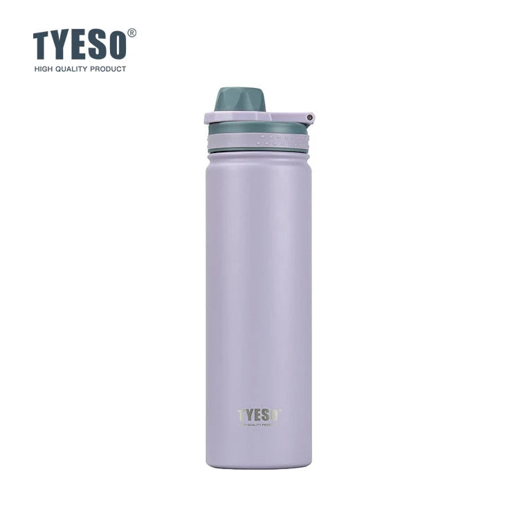 TYESO Thermos Bottle Car Insulated Flask Water Tumbler for Outdoor Sports Travel Vacuum Flasks Stainless Steel Thermal Cup