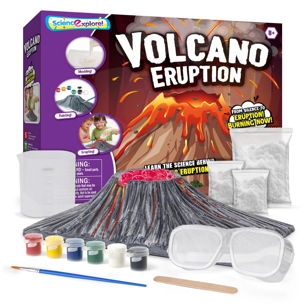Science Experiment Kit Magic Science/Bouncy Ball/Soap/Disgusting Gross Slime  STEM TOYS for Kids Funny Science Explore Gifts