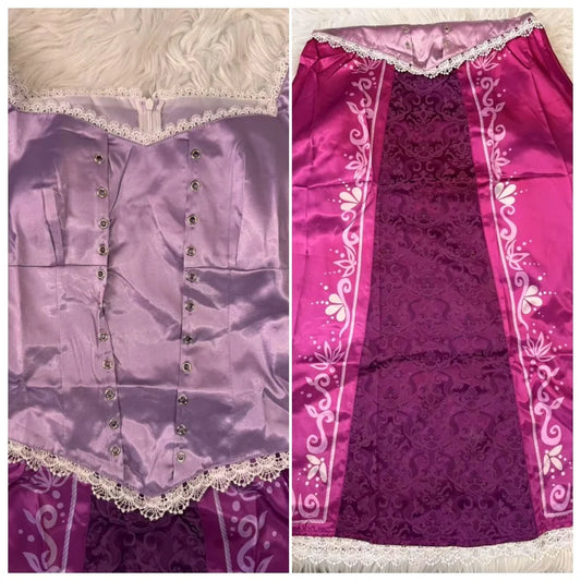 Tangled Rapunzel Women’s Long Hair Princess Costumes Cosplay Costume Adult Carnival Uniform Halloween Costumes
