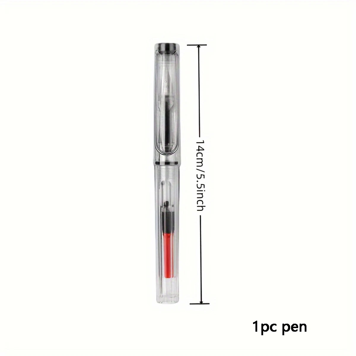 6pcs Calligraphy Parallel Pen Art Flat Tip Tibetan Arabic Fountain Pen Writing Pen For Gothic Letter Caligraphy Stationery& Ink