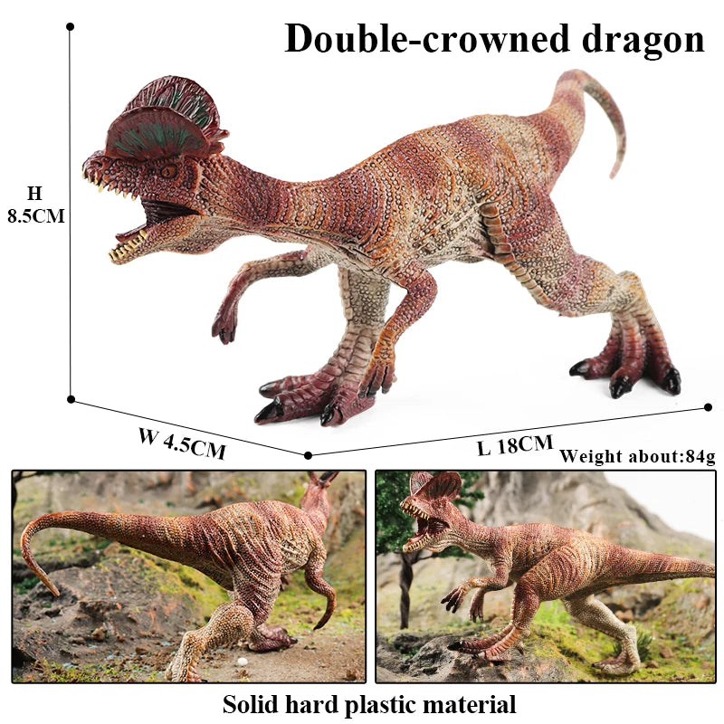 Oenux Jurassic Dinosaur Figurines T-Rex Velociraptor Spinosaurus Dilophosaurus Animal Model Action Figures Collection Kid Toy