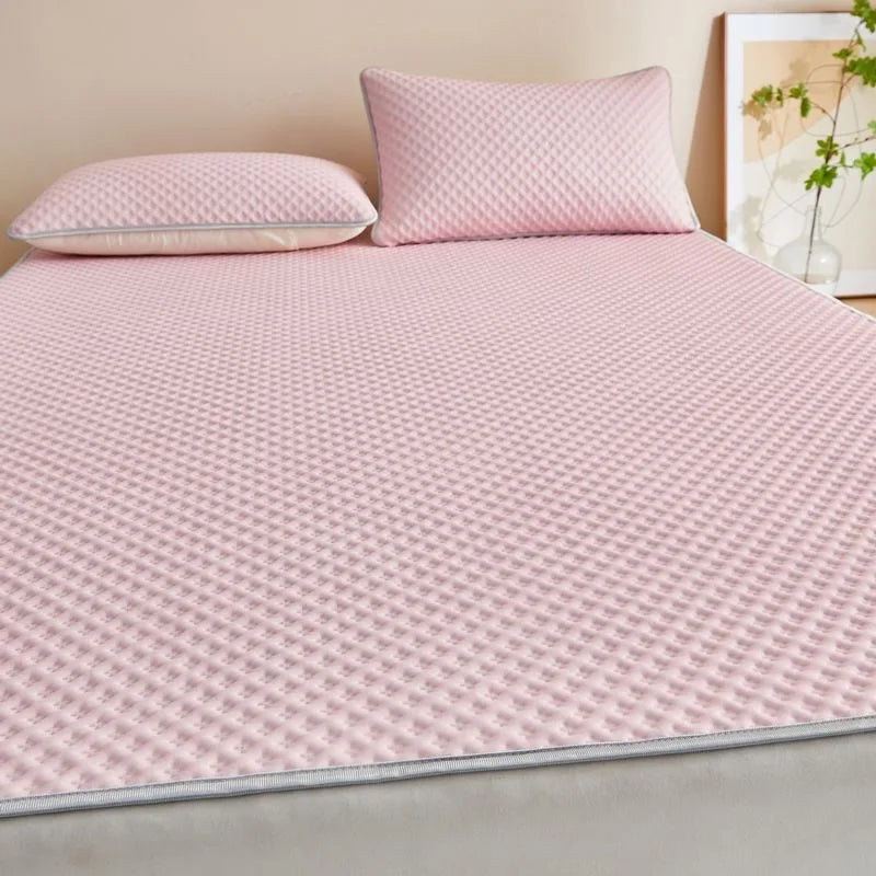 Single Queen King Cooling Mattress Topper Summer Mattress Pad for Hot Sleepers and Night Sweats Instant Cooling Mattress Cover