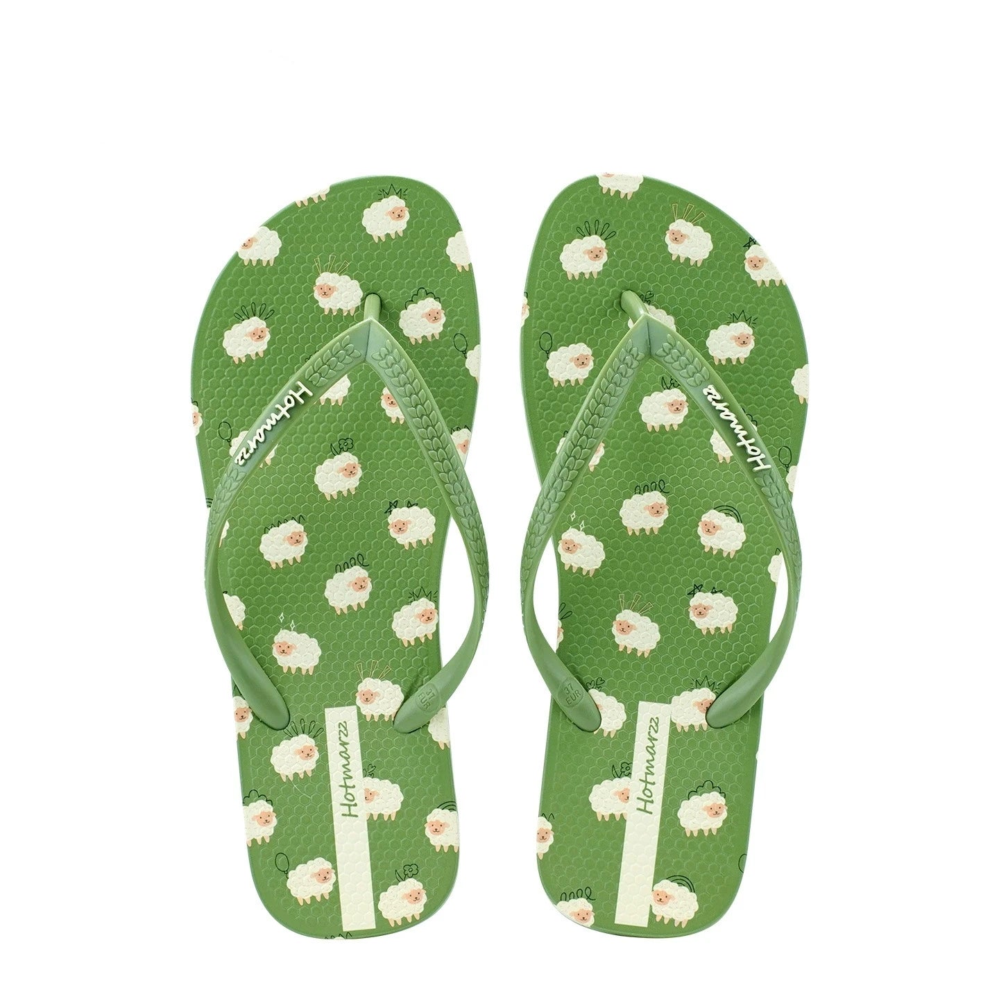 New Adult flip-flops Unisex Anti-slip Casual Beach Slippers Women's Man's Printed Waterproof Wear-resistant Sandals Flip Flops