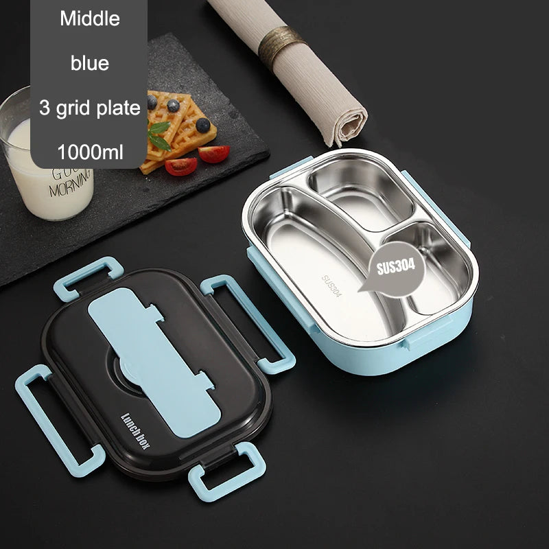 Heated Lunch Box for Kids Heated Bento Stainless Steel Lunch Box Thermos Container for Food Container Heated Bento Box Lunchbox