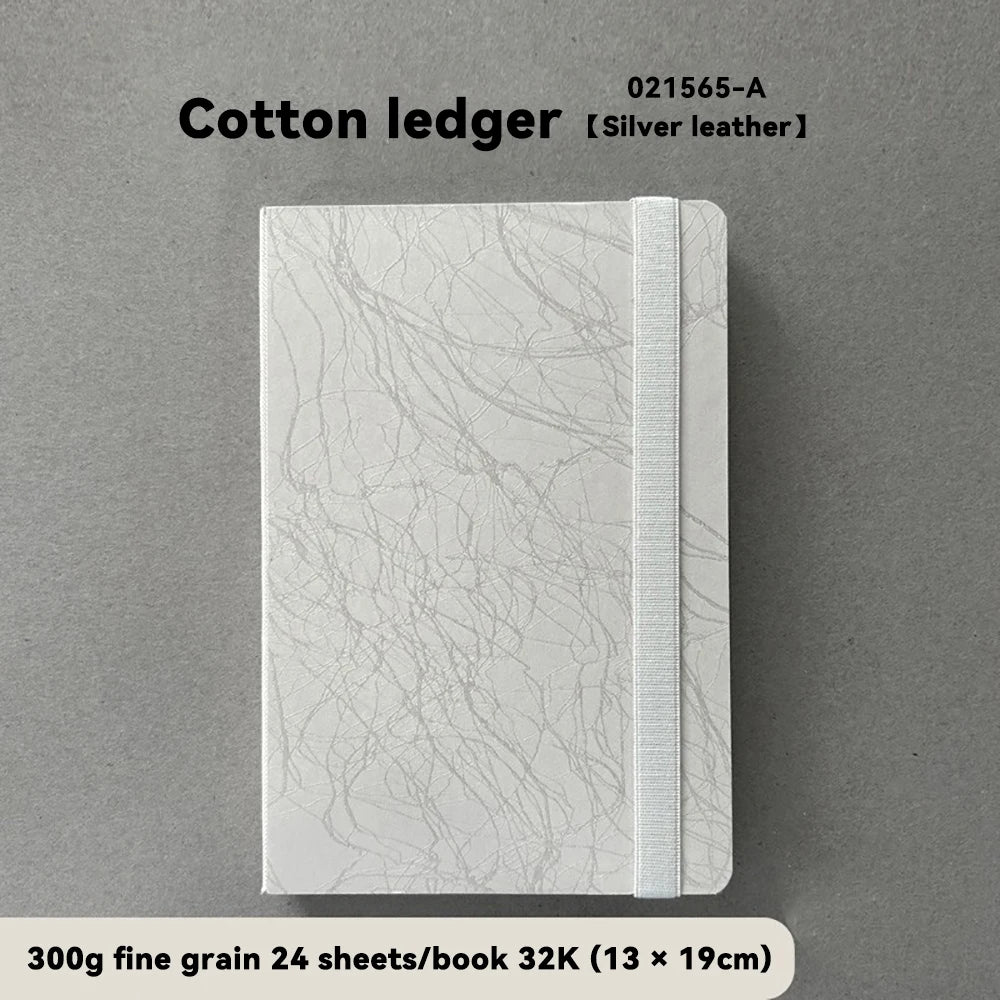 100% Cotton Square Watercolor Sketchbook 300gsm Paper Folded Drawing Pad Organ Sketch Notebook Student Watercolor Journal Book