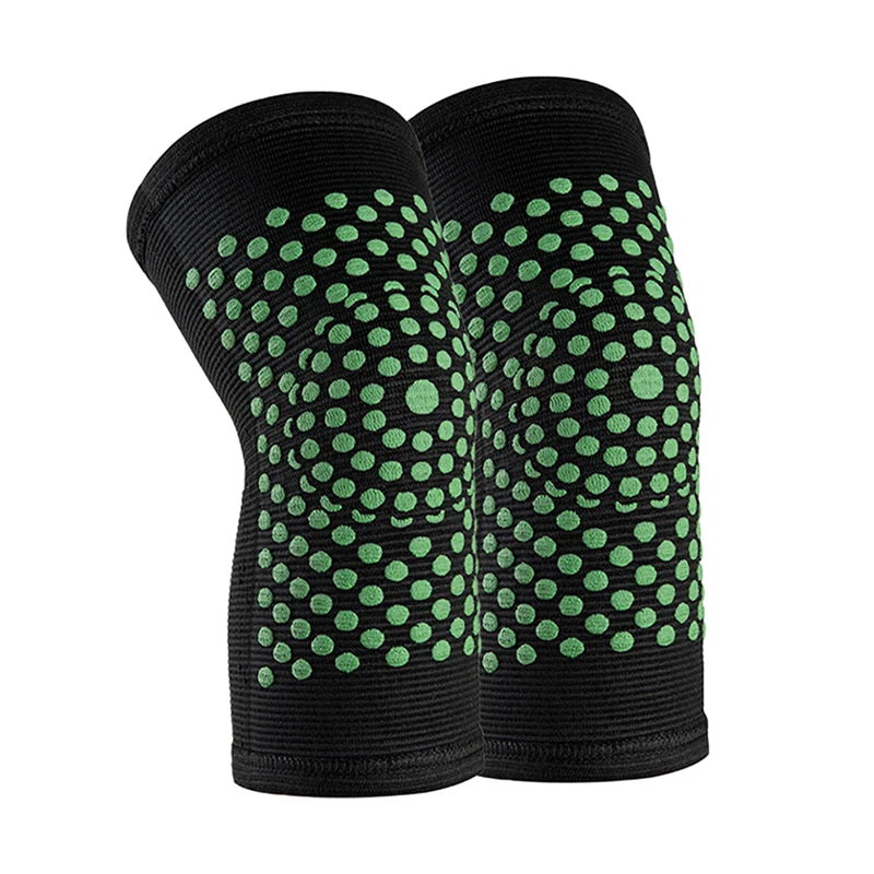 1 Pair New Self Heating Support Knee Pads Knee Brace Warm for Arthritis Joint Pain Relief Injury Recovery Knee Massager