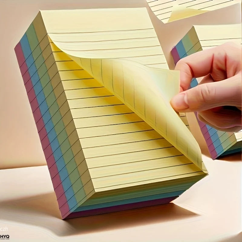 2025 11 Pcs Fluorescent Color Sticky Note Posted It Note Pads Stickers Planner Sticker Notepad Memo Pad School Office Supplies