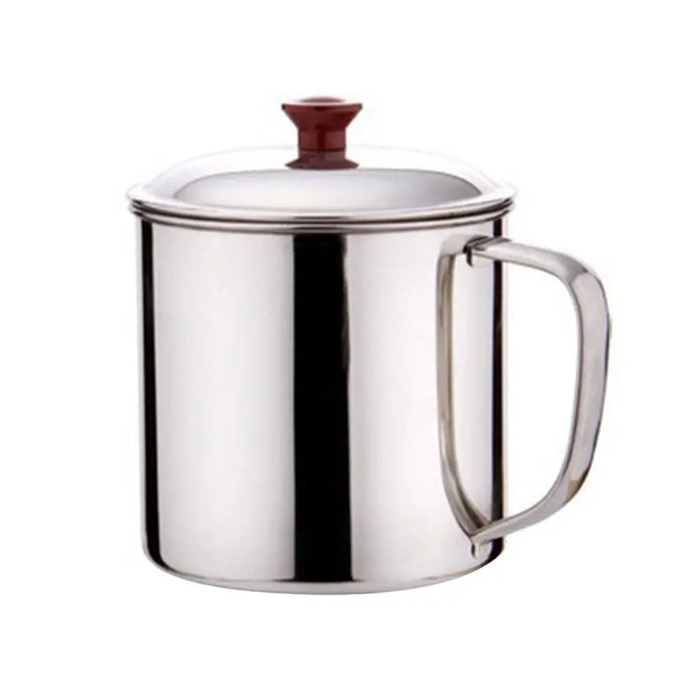 Portable Stainless Steel Tea Drinking Metal Tumbler Pint Cup Camping Coffee Mug Camping Outdoor