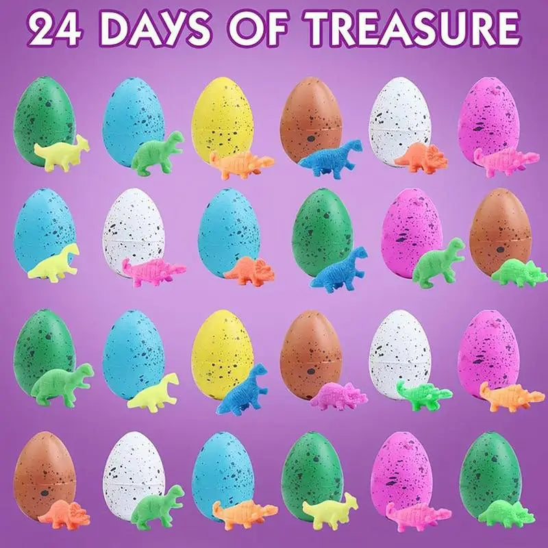 Halloween Dinosaur Toys Advent Calendar 24 Days Dinosaur Eggs Christmas Countdown Calendars Kids Birthday Holiday Party Favors