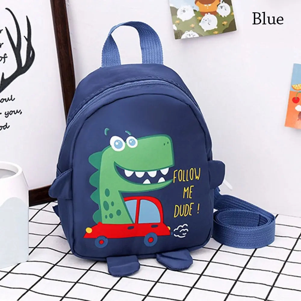Cartoon Dinosaur Cute Toddler Rucksack Safety Harness Anti-lost Backpacks Boys Girls Kindergarten Schoolbag