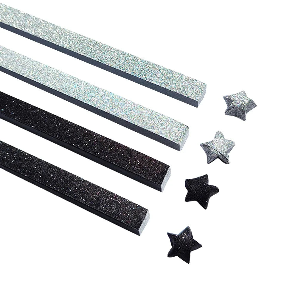 540 Sheets Colorful Star Origami Paper Single Sided Art Craft Star Paper Strip Best Wishes Cartoon Lucky Star Origami Kids Gift