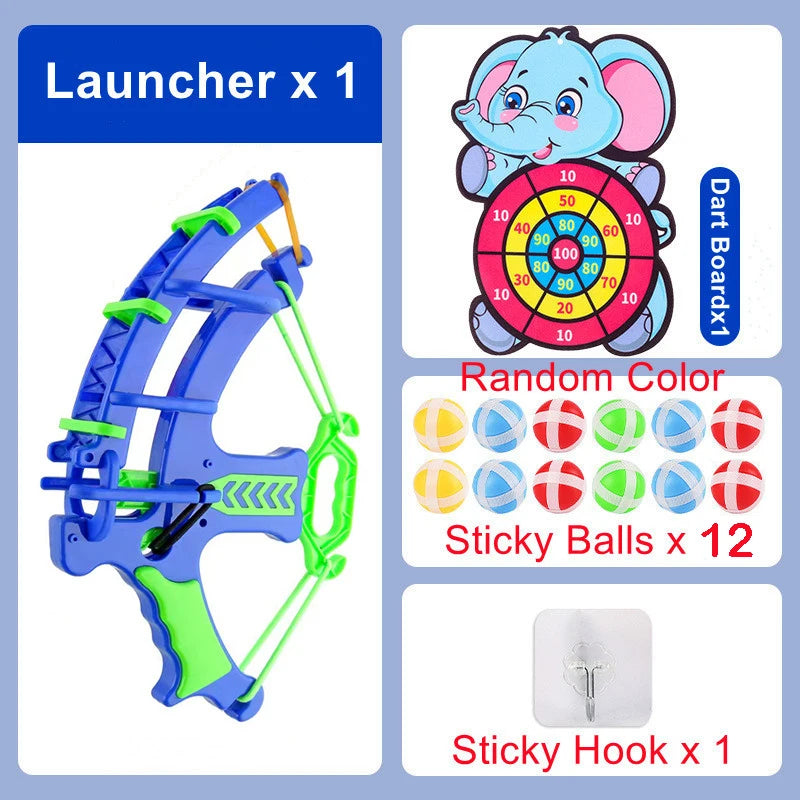 Montessori Throw Sport Slingshot Target Sticky Ball Dartboard Animal Dinosaur Sports Toys Indoor Outdoor Educational Game
