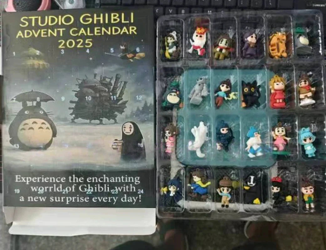 Studio Ghibli Anime Advent Calendar – 24 Collectible Figure Blind Boxes