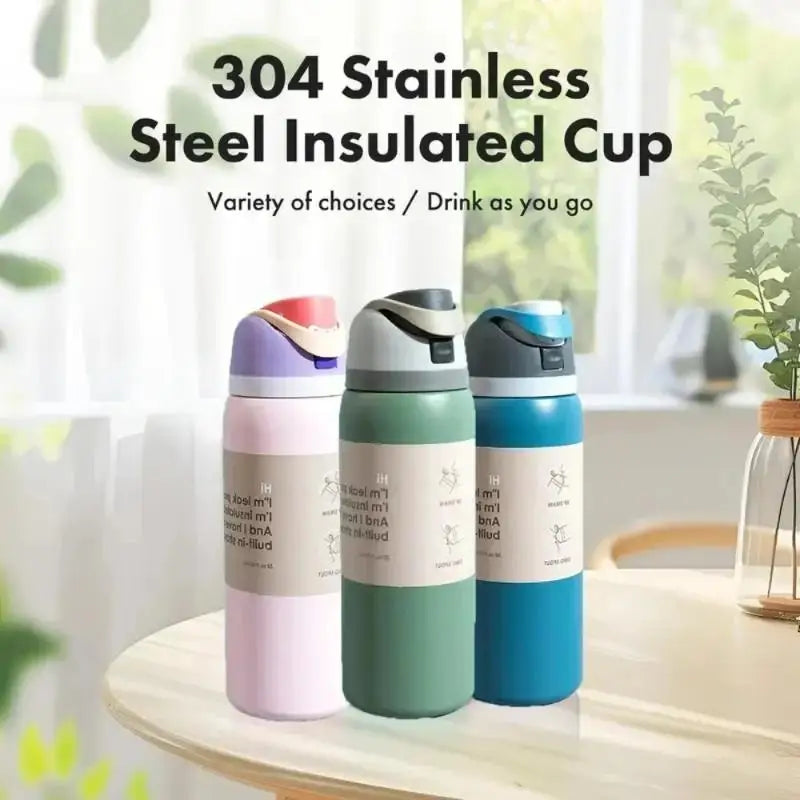 Vacuum Flasks Thermoses Water Bottle Drinkware Thermo Tumbler Stainless Steel Thermal Mug Original Cold Hot Coffee