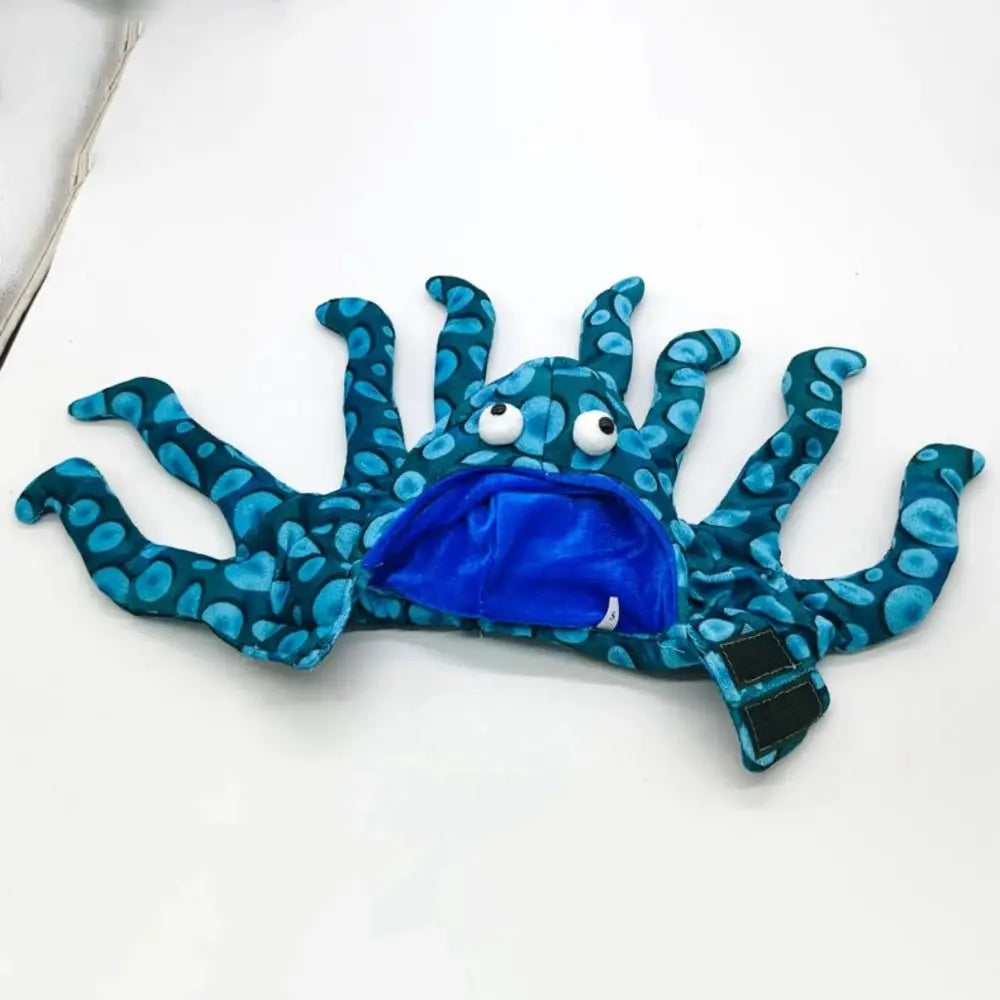 Creative Pet Transformation Outfit Octopus Shape Blue Dog Cosplay Costume Funny Pet Costume Puppy Halloween Dress