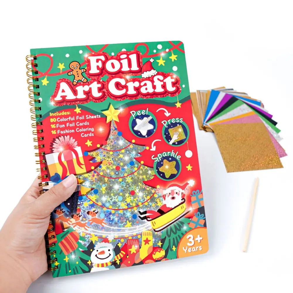 16 Sheet/Set DIY Magical Transfer Painting Crafts Christmas Halloween Birthday Children Kids Foil Arts Crafts Gifts Drawing Toys