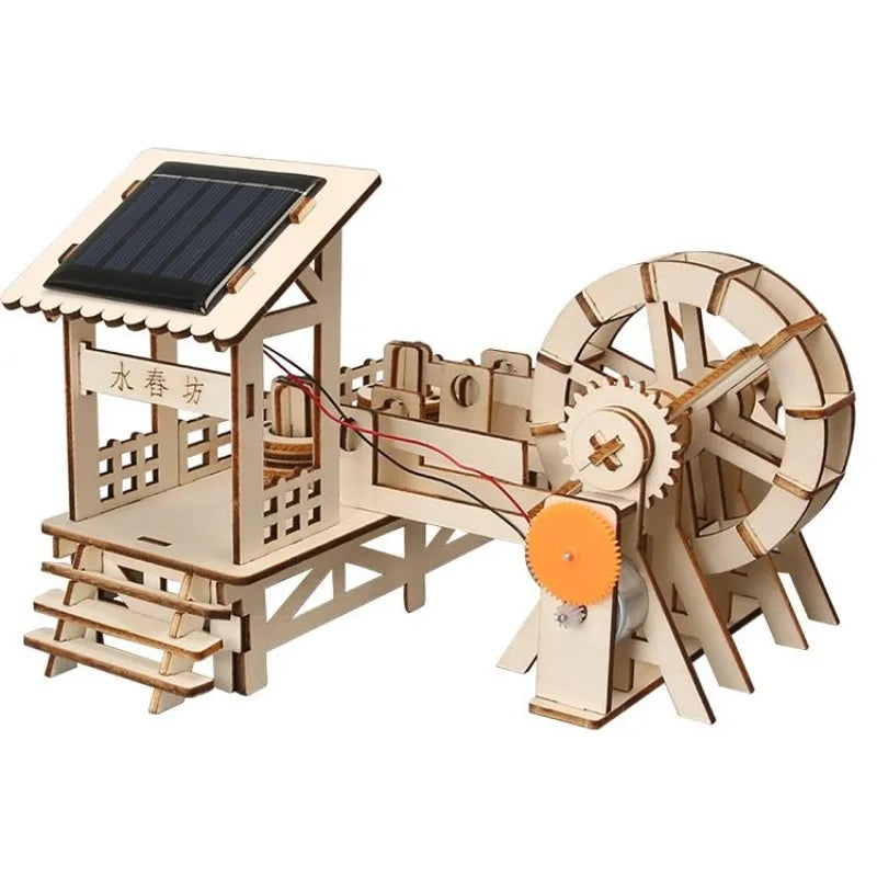 Diy solar-powered children's science and education experimental toys, hand-assembled models, science and education toys