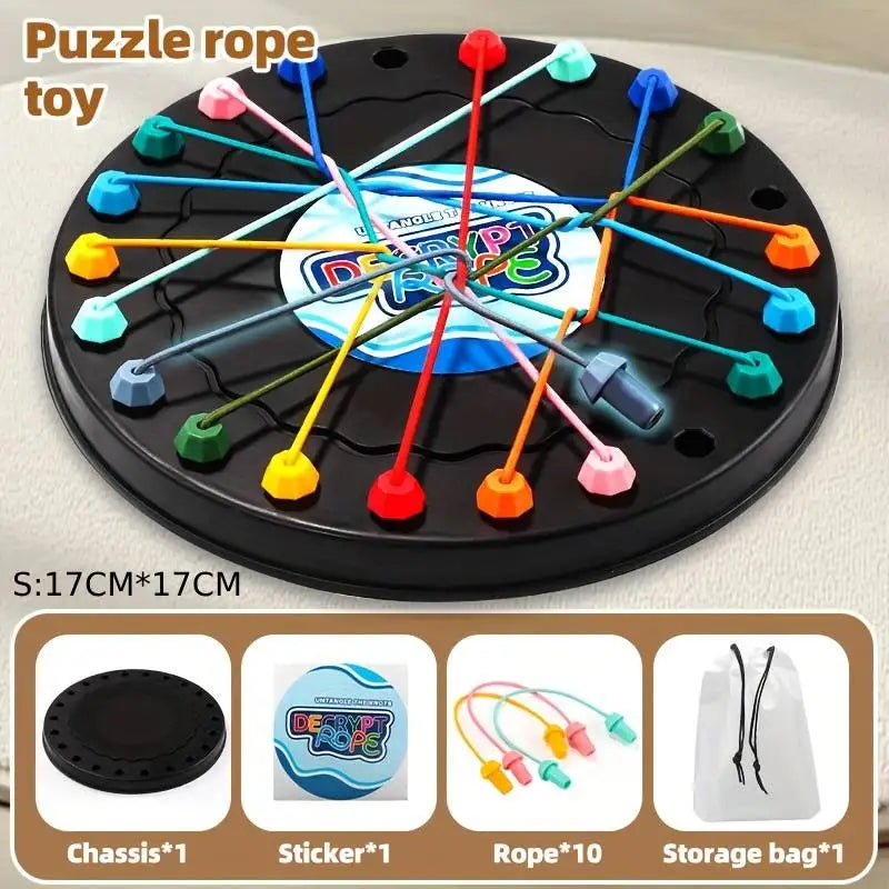 Rope Unraveling ChallengeA Board Game for Kids Enhances Logical Thinking Develops Concentration Perfect for  Interaction