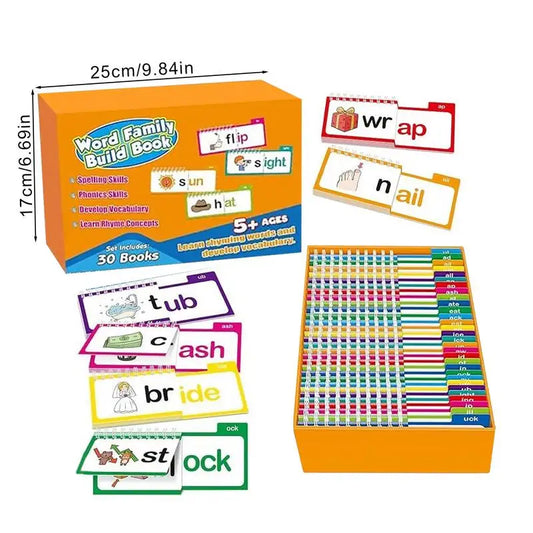 Read And Rhyme Activity Book Read Rhyme Word Family Build Activity Book Learn To Read Phonics Letter Sounds Sight Educational