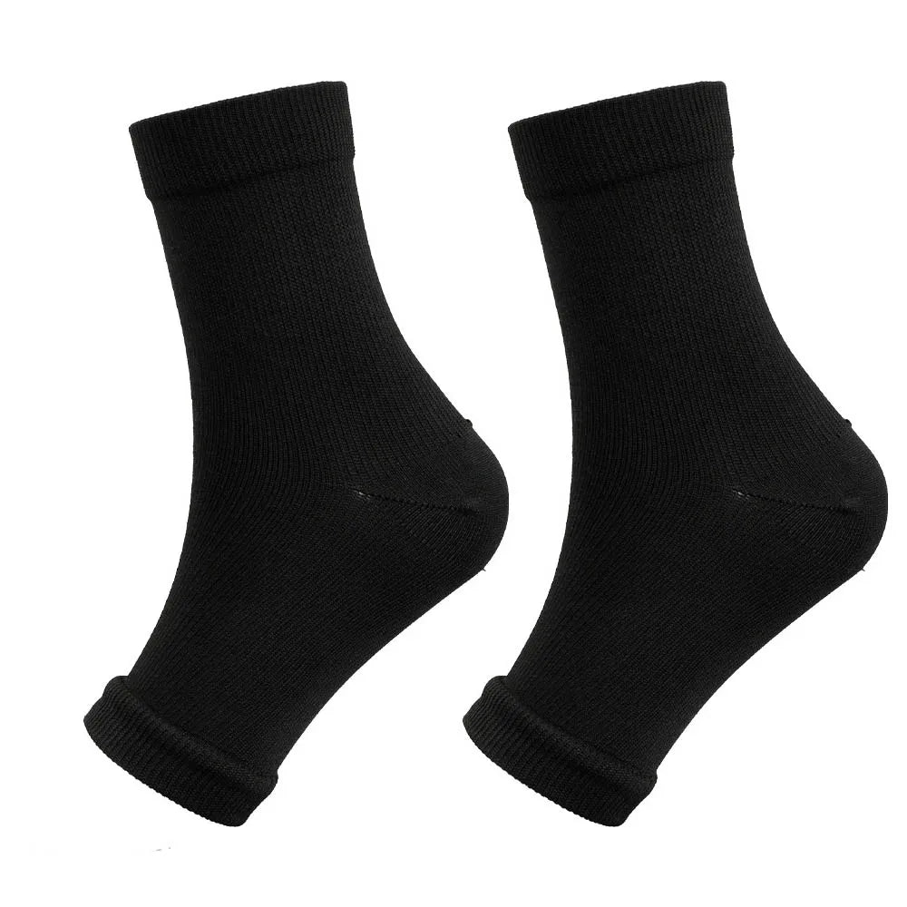 1Pair Neuropathy Socks Ankle Protector Anti Fatigue Compression Foot Sleeve Support Brace Socks Exercise Sports Protective Gear