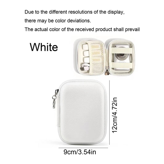 Earphone Data Storage Bag Cable Organizer Bags Mini Zipper Pouch Tech Gadgets Portable Charger U Disk Mini Camera Storage Case