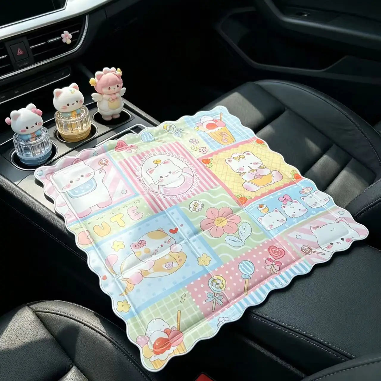 Rilakkuma Cooling Gel Seat Cushion Summer Ice Cooling Pad Waterproof Heat Dissipation For Car Office Dormitory Chair Buttock Mat