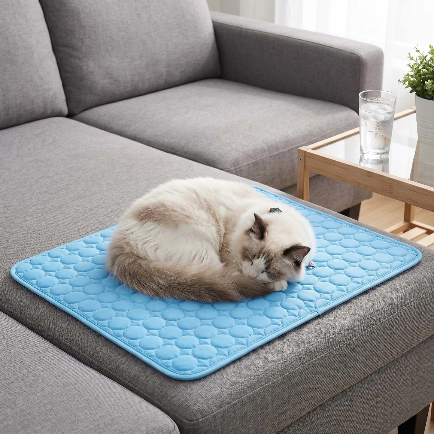 Dogs Self Cooling Mat Pet Cat Cooling Mat And Sleeping Pad For Pets Summer Cool Pads Blanket Washable Ice Silk Breathable Mat