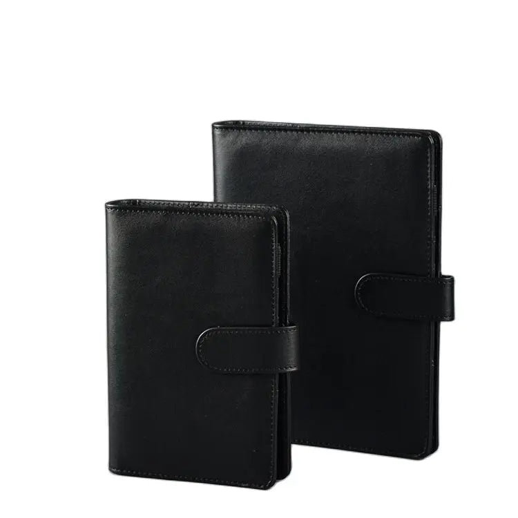 A6/A5 Macaroon Color PU Leather DIY Binder Notebook Cover Diary Agenda Planner Paper Cover School Stationery