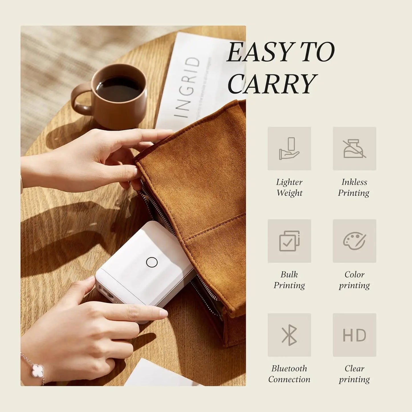 D110M Niimbot Label Thermal Sticker Printer Wireless Bluetooth Portable Mini Machine Barcode Code UV Tag Self-Adhesived Maker