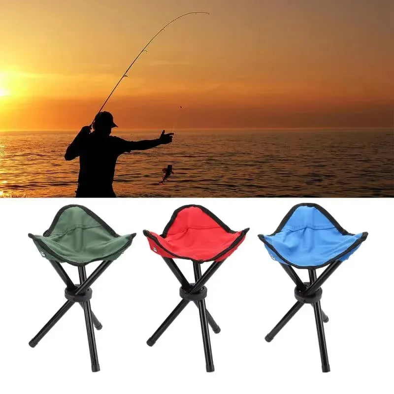Multifunctional Folding Triangle Stool | Portable Outdoor Fishing Camping Bench