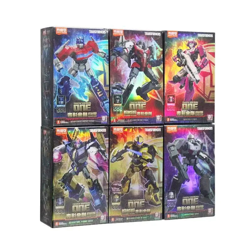 Movies Transformers One Toys LED Optimus Prime Starscream SENTINEL PRIME Megatron Action Figure Assembled Toy Kids Gift