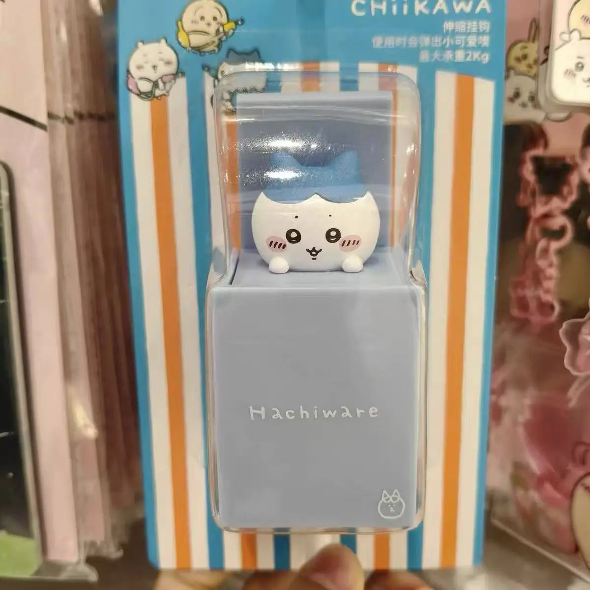 Series Summer Season Retractable Hook Minisos Cute Cartoon Hachiwera Usagi Chii Prompt Goods Nagano Home Essentials