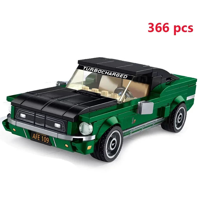 Speed Series Racing Sports Vehiclea Technique Car Supercar Building Blocks Set Bricks Classic MOC Model Toys For Kids