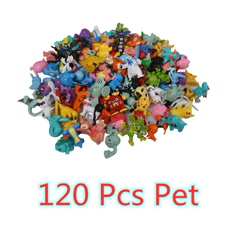 144 Style Pokemon Figure Toys Anime Pikachu Action Figure Model Ornamental Decoration Collect Toys For Christmas Gift
