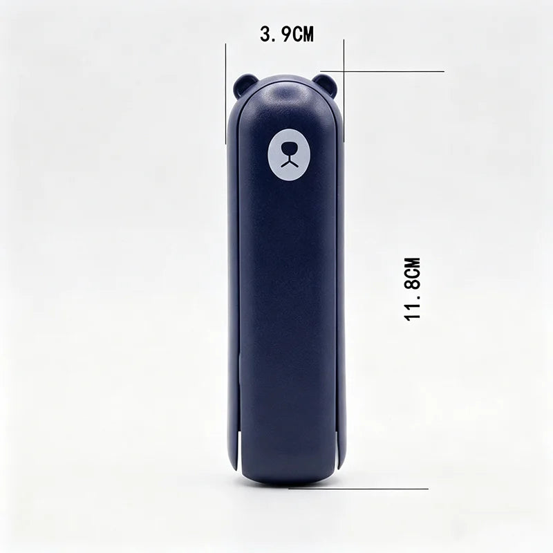 USB charging small fan, mini fan, foldable handheld eyelash fan, suitable for travel and outdoor use, essential for summer