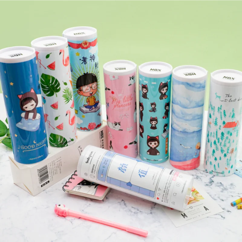 Pencil-box Multi-functional Pencil Case Plastic Double-layer Creative Pencil-box for children  Writing case