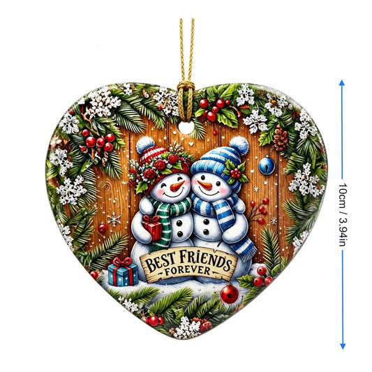 2D Acrylic Christmas Tree Drop Ornament for Home Holiday Party Rustic Christmas Tree Hanging Decorations