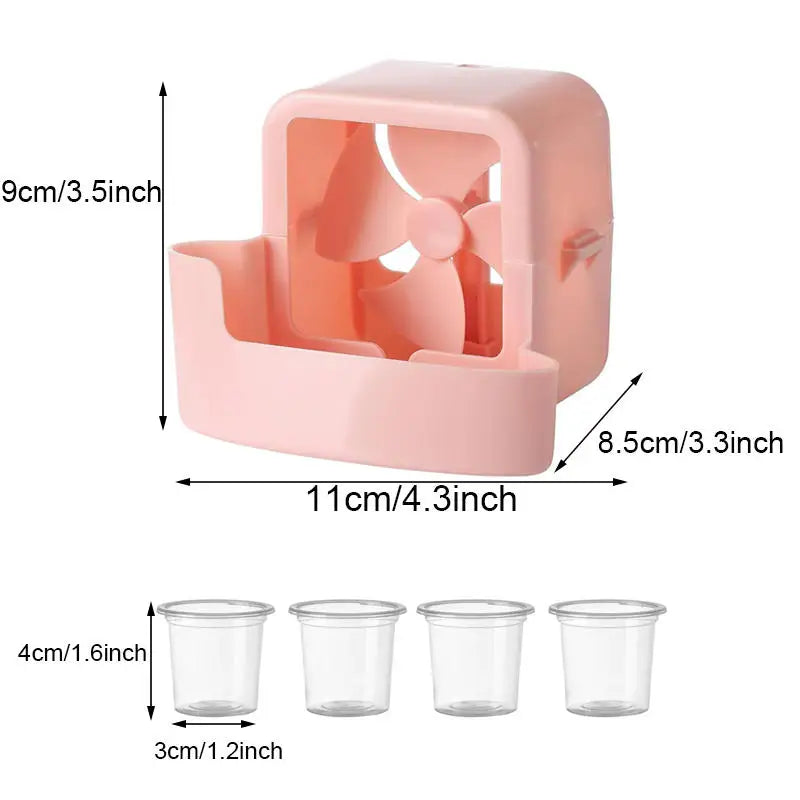 Hanging Fan Cooler Ice Box Add Ice Cubes Cooling Device for Home Desk Floor Fan Portable Summer Cooler Fan Accessory