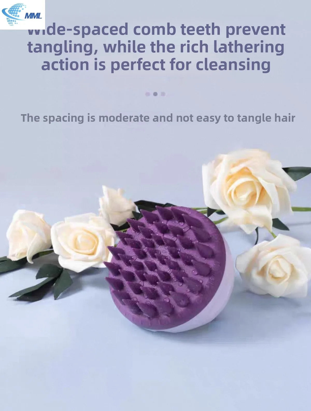 Shampoo Head Scalp Massage Brush Silicone Soft Skin Friendly Hair Washing Massager Comb SPA Massage Brush Beauty Salon Hair Tool