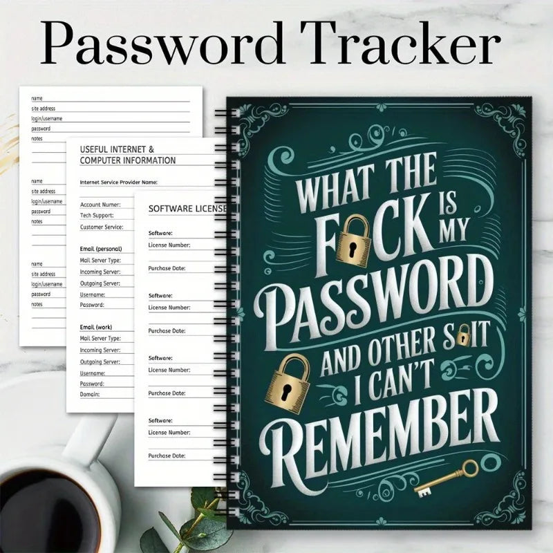 Interesting Spiral Cipher Notebook Creative Secret Diary Personal Password Writing Journal
