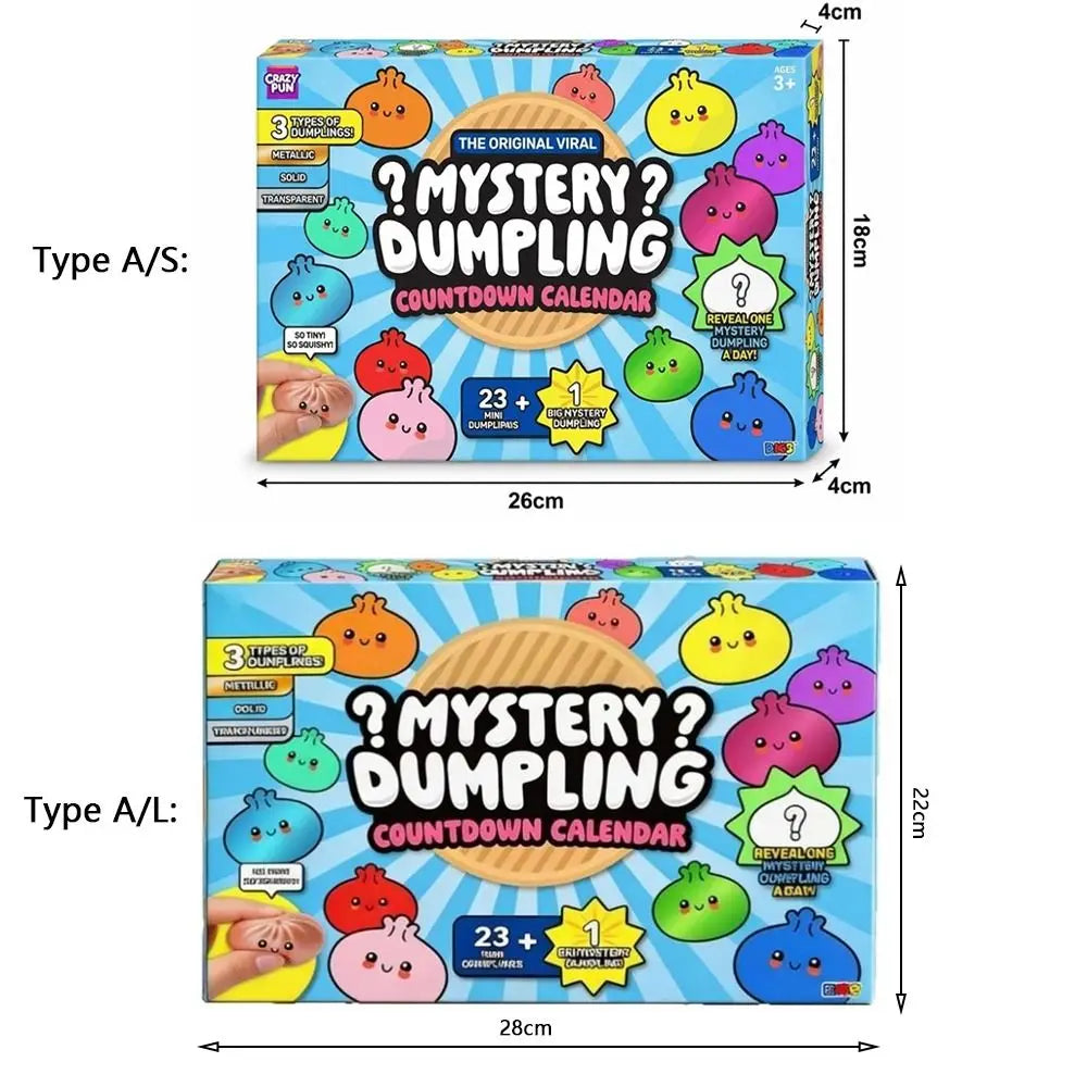 Mystery Dumpling Fidget Advent Calendar – 24-Day Slow-Rise Countdown