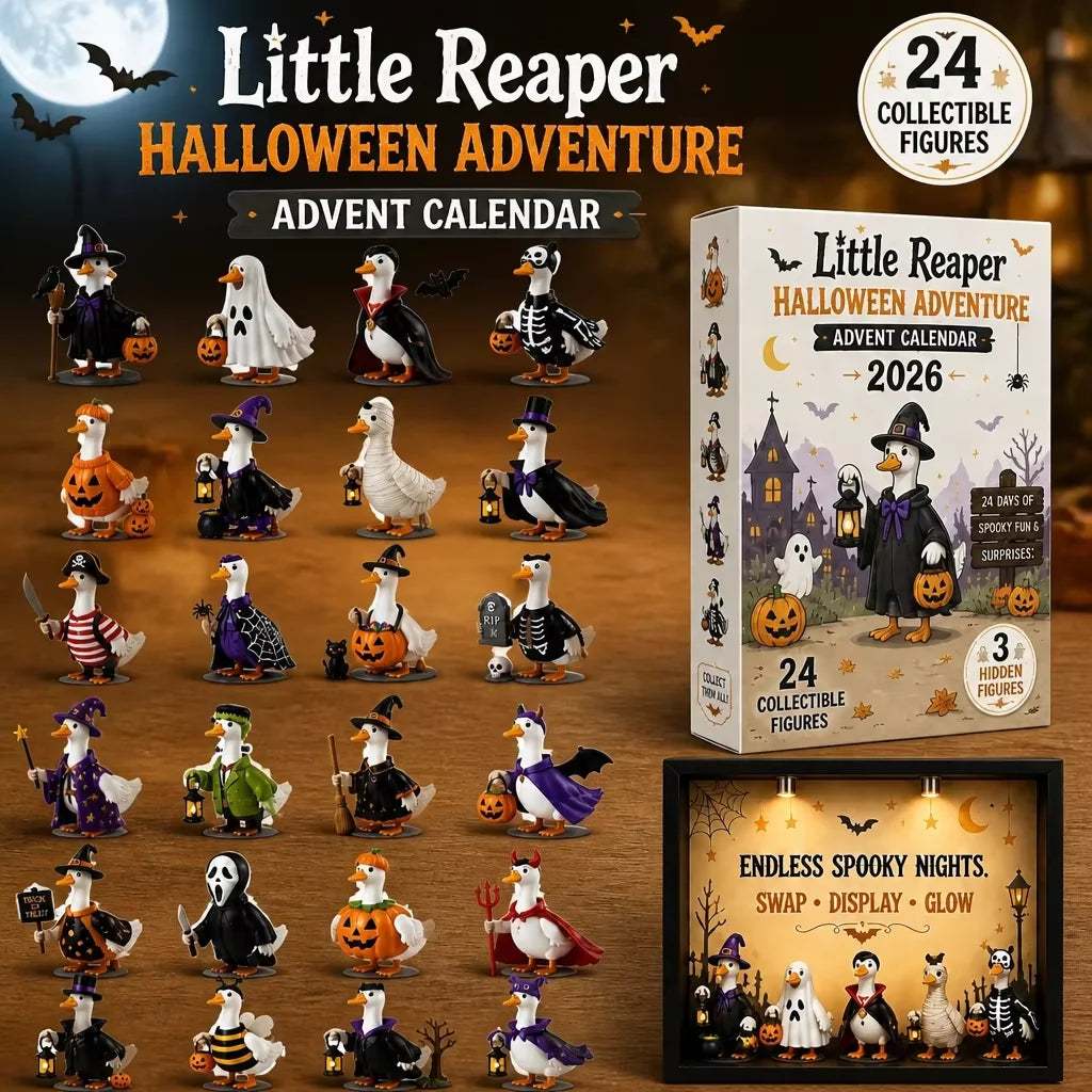 2027NEW Halloween Ghost Advent Calendar 24-Day Halloween Countdown Calendar with 2D Ghost Hanging Ornaments, Horror Calendars