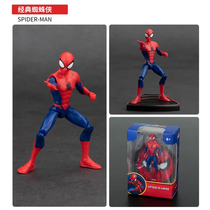 ZD Original Spider Man 4inch GREEN GOBLIN Doctor Octopus VENOM Action Figures MILES GWEN ELECTRO SCARLET SPIDER 2099 RHINO Toys