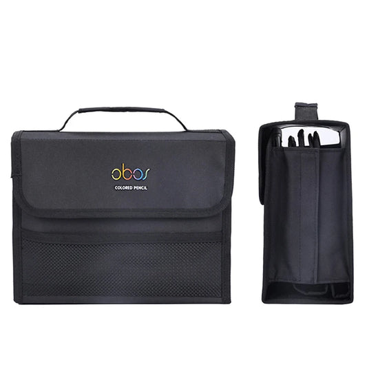 Large Pencil Case – 48 to 200 Slot Storage Bag with Carry Strap