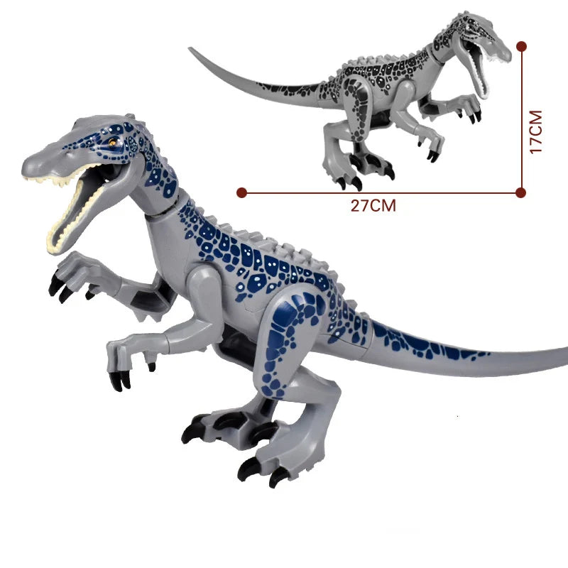 Jurassic Dino World Large Dinosaurs Figures Bricks Building Blocks Velociraptor T-Rex Triceratops Indominus Rex Toys For Kids
