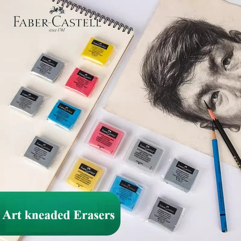 Faber-Castell Plasticity Rubber Soft Art Eraser Wipe highlight Kneaded Rubber For Art Pianting Design Sketch Eraser Stationery