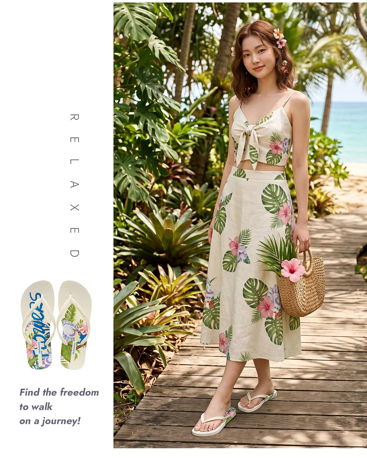 New Adult flip-flops Unisex Anti-slip Casual Beach Slippers Women's Man's Printed Waterproof Wear-resistant Sandals Flip Flops