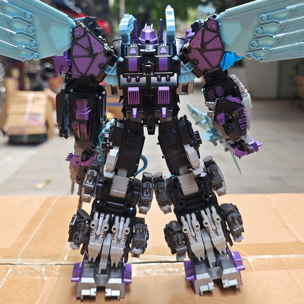 TENGYANG DARK Predacons Combiners Wars KO Transformation 5 IN 1 Predaking G1 36cm Action Figure NO BOX